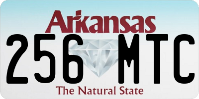 AR license plate 256MTC