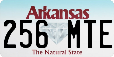 AR license plate 256MTE