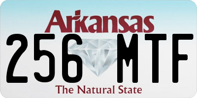 AR license plate 256MTF