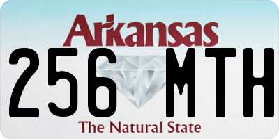 AR license plate 256MTH