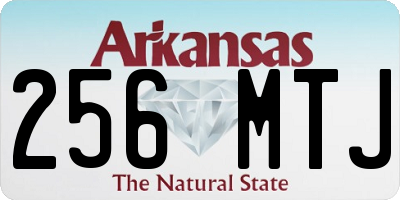AR license plate 256MTJ