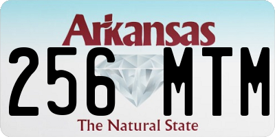 AR license plate 256MTM