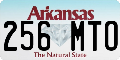 AR license plate 256MTO
