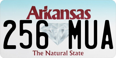 AR license plate 256MUA