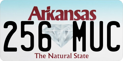 AR license plate 256MUC