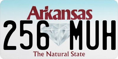 AR license plate 256MUH