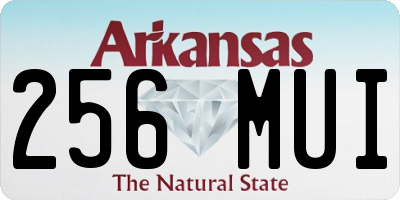 AR license plate 256MUI