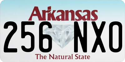 AR license plate 256NXO