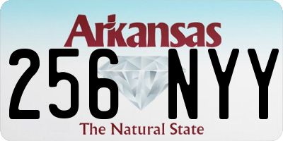 AR license plate 256NYY