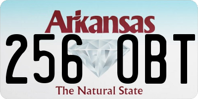AR license plate 256OBT