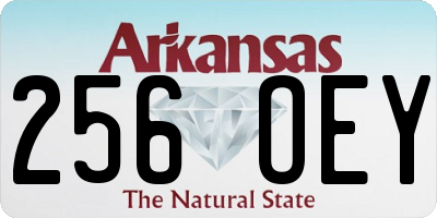 AR license plate 256OEY