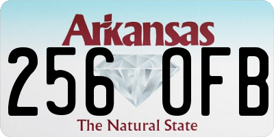 AR license plate 256OFB