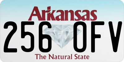AR license plate 256OFV