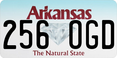 AR license plate 256OGD