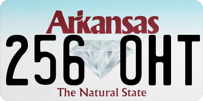 AR license plate 256OHT
