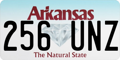 AR license plate 256UNZ