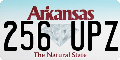 AR license plate 256UPZ