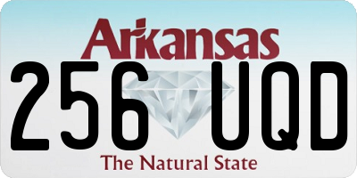 AR license plate 256UQD