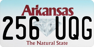 AR license plate 256UQG