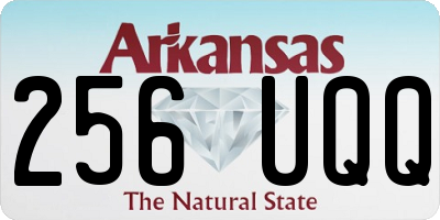 AR license plate 256UQQ