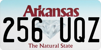 AR license plate 256UQZ