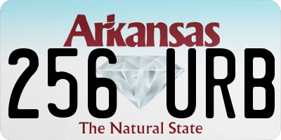 AR license plate 256URB