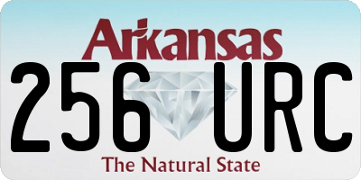 AR license plate 256URC