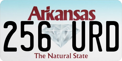 AR license plate 256URD