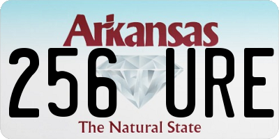 AR license plate 256URE