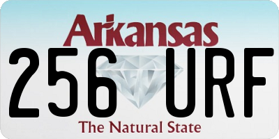 AR license plate 256URF
