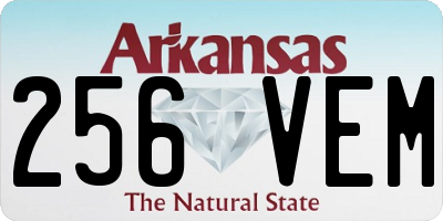 AR license plate 256VEM