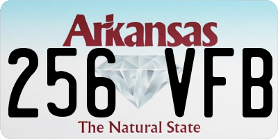 AR license plate 256VFB