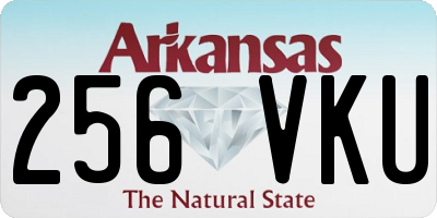 AR license plate 256VKU