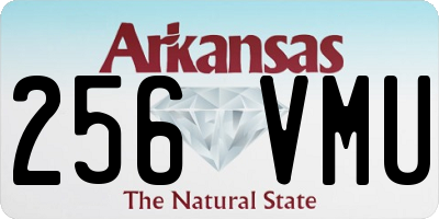 AR license plate 256VMU