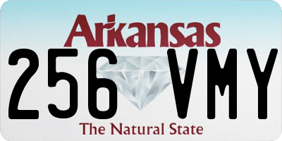 AR license plate 256VMY