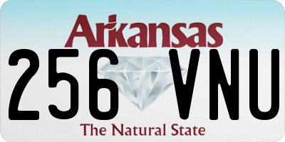 AR license plate 256VNU