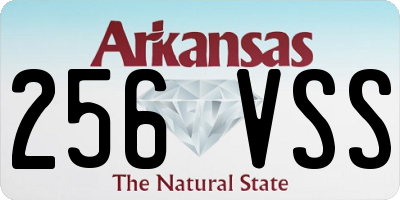 AR license plate 256VSS