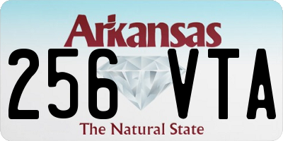 AR license plate 256VTA