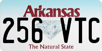 AR license plate 256VTC