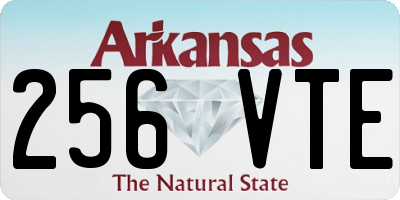 AR license plate 256VTE