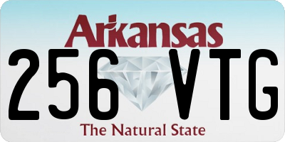 AR license plate 256VTG
