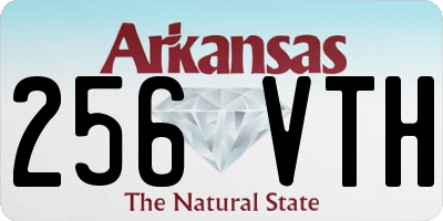 AR license plate 256VTH