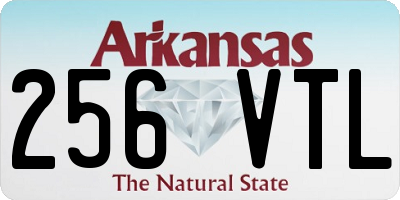 AR license plate 256VTL