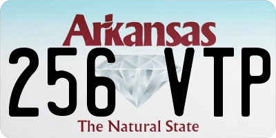 AR license plate 256VTP