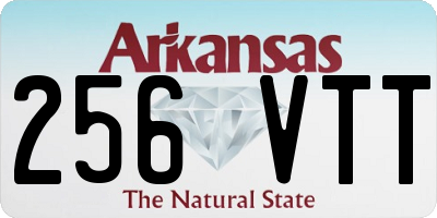 AR license plate 256VTT