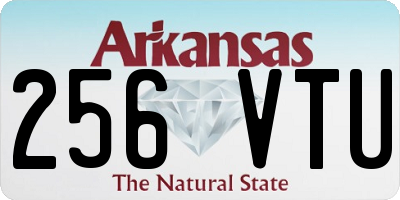 AR license plate 256VTU