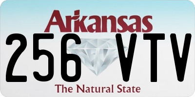 AR license plate 256VTV