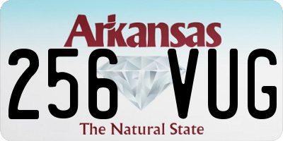 AR license plate 256VUG