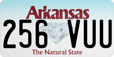 AR license plate 256VUU