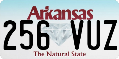 AR license plate 256VUZ